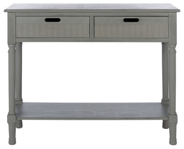 Landers 2 Drawer Console   Traditional   Console Tables   by Safavieh  Houzz