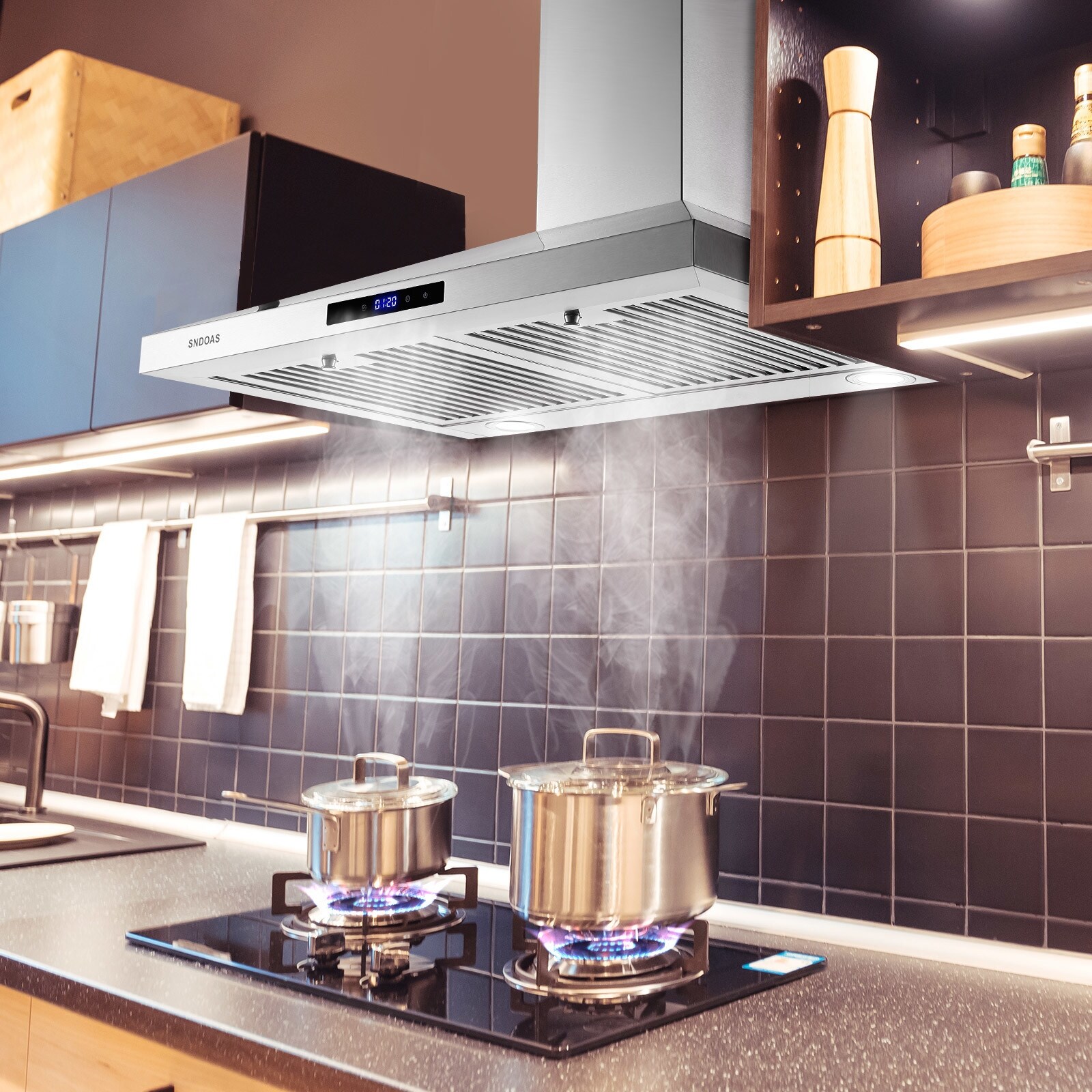 30 Inch Wall Mount Kitchen Hood 350 CFM