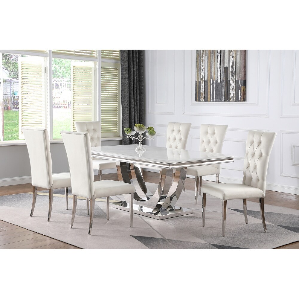 essandra 7 piece Rectangular Dining Room Set