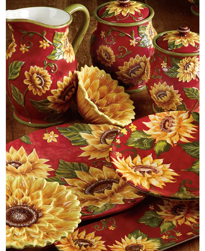 Certified International Sunset Sunflower Dinnerware Collection