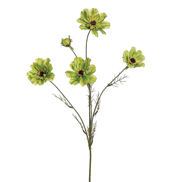 Green Cosmos Artificial Decorative Floral Spray