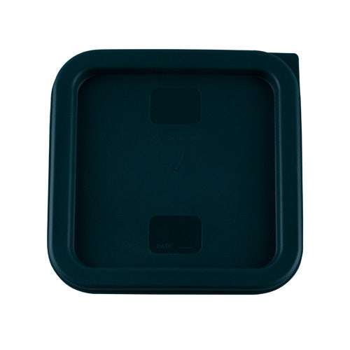 CenPro 2 and 4 Qt. Green Square Polypropylene Food Storage Container Lid