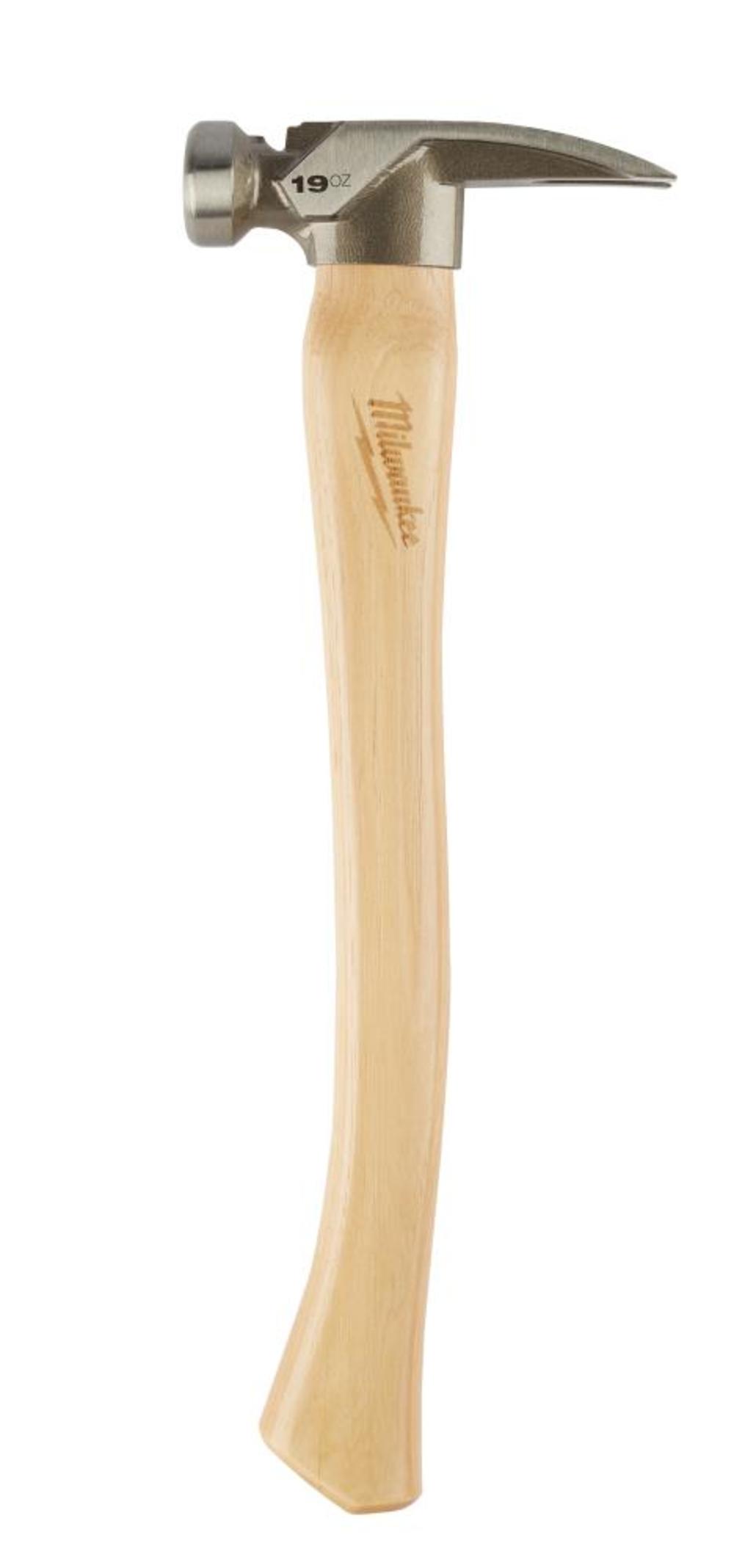 19oz Smooth Face Hickory Wood Framing Hammer ;