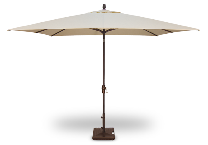 Treasure Garden 8' x 10' Auto Tilt Rectangle Umbrella