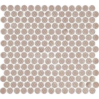 Daltile Restore Black 11 in. x 10 in. Glazed Ceramic Penny Round Mosaic Tile (0.83 sq. ft.Each) RE21PNYRNMSCCMT