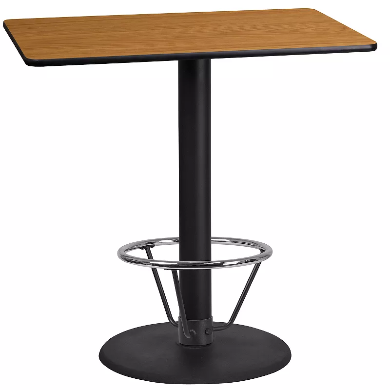 Flash Furniture 43-in. Rectangular Laminate Top Bar Table