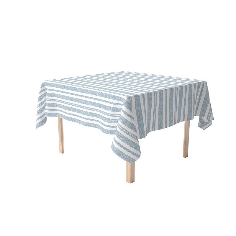 Square Tablecloth， 100% Cotton， 60x60， Country House Stripe