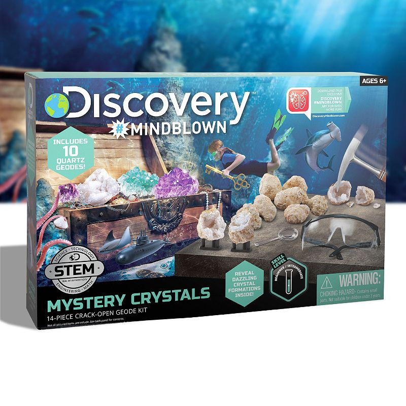 Discovery #Mindblown Geode Crystal Excavation Kit