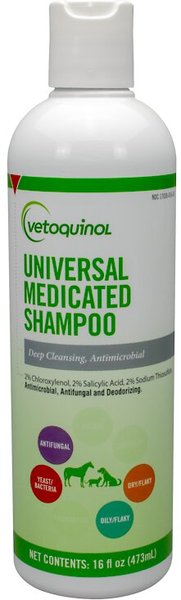 Vetoquinol Universal Medicated Shampoo for Dogs and Cats