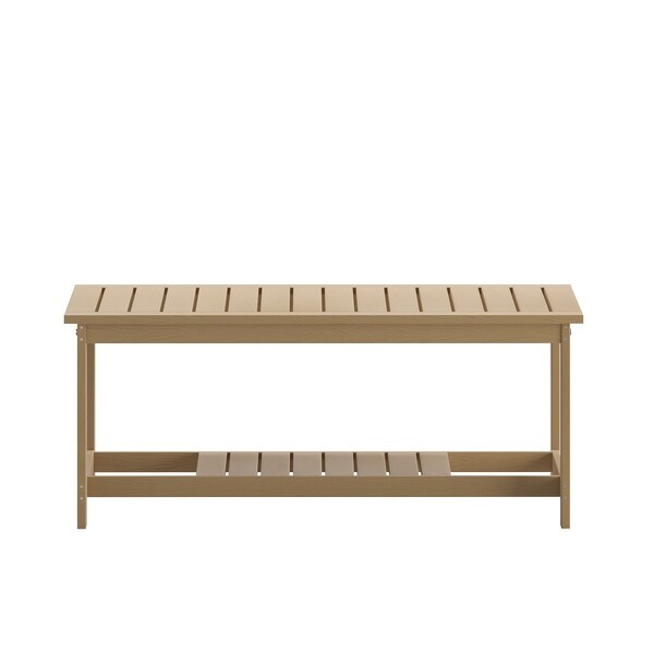 Indoor/Outdoor Poly Resin 2Tier Adirondack Coffee Table