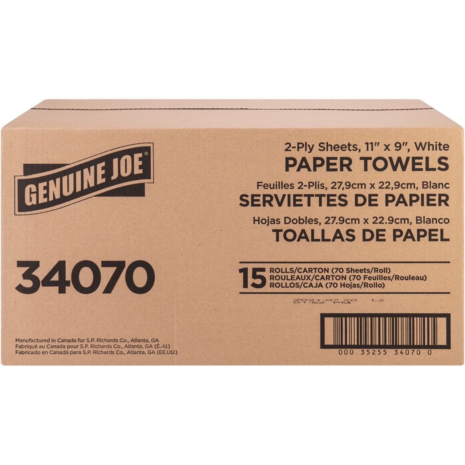 2-ply Paper Towel Rolls by Genuine Joe GJO34070