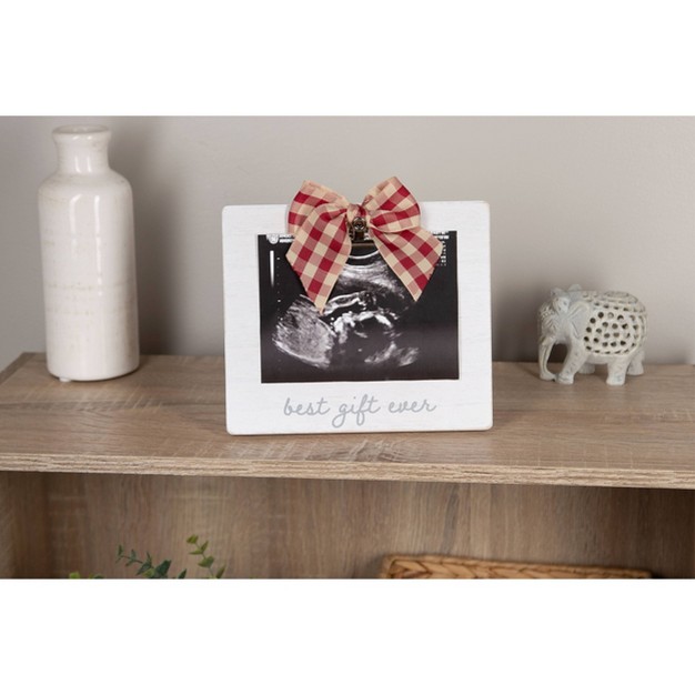 Pearhead Holiday Sonogram Frame White