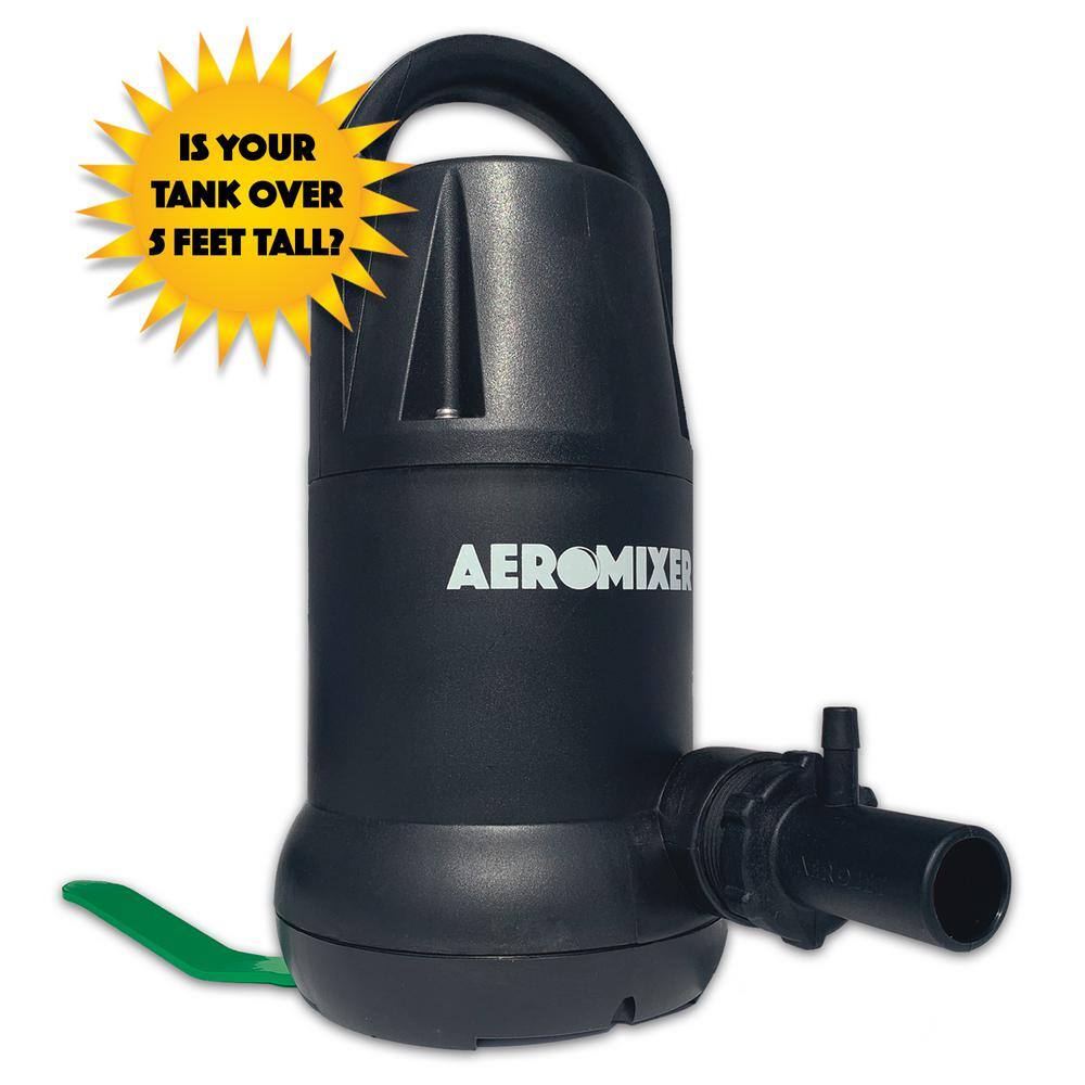 AEROMIXER MIX + AERATE WITH ONE PUMP Tall Tank 34 HP Submersible Mixing and Aerating Pump AERO50-3000TT