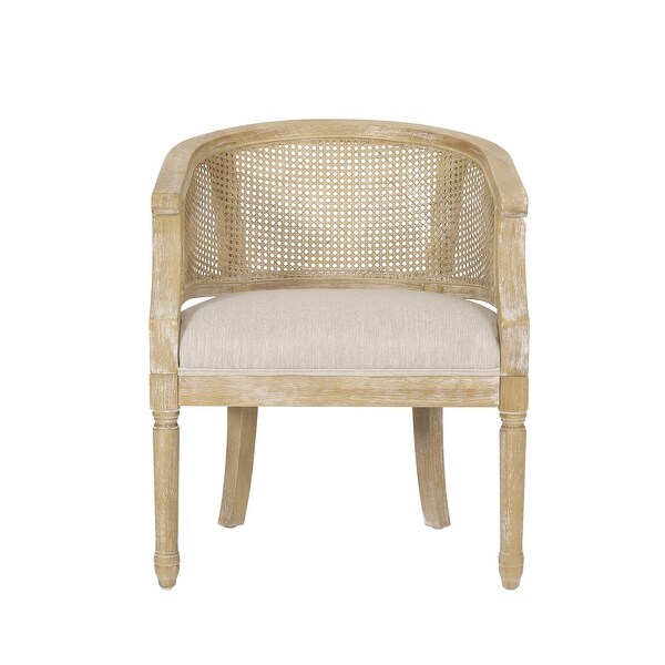 Steinaker Wood and Cane Accent Chair by Christopher Knight Home