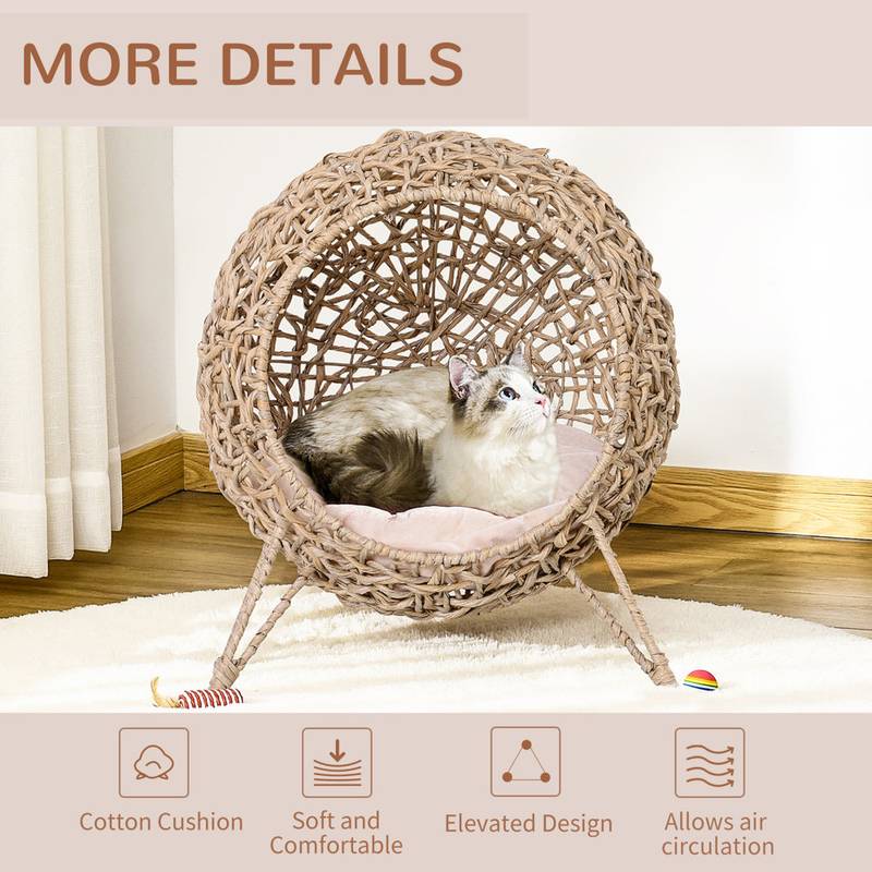 Deisy Animal Print Elevated Pet Bed