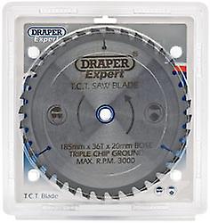 Draper 3637 Expert Tct Saw Blade 185x20mmx36T