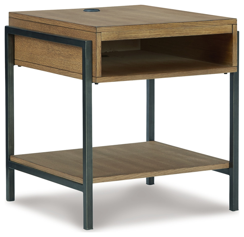 Fridley End Table   Industrial   Side Tables And End Tables   by Ashley Furniture Industries  Houzz