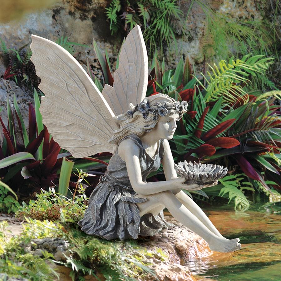 The Sunflower Fairy Statue by Design Toscano