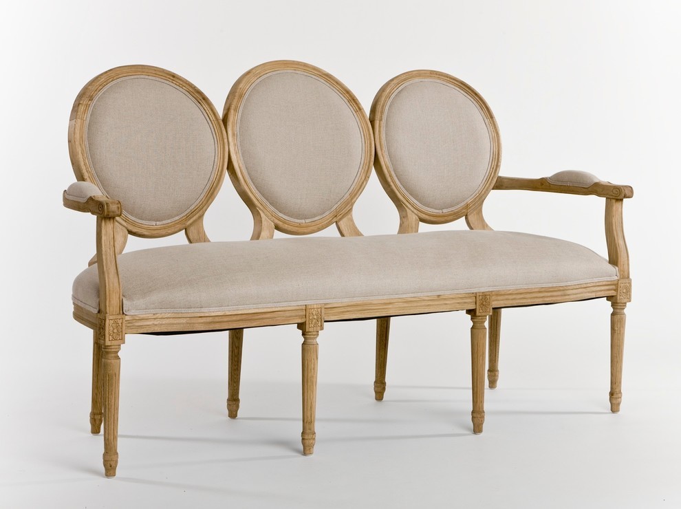 Medallion Settee   Traditional   Loveseats   by Zentique  Inc.  Houzz