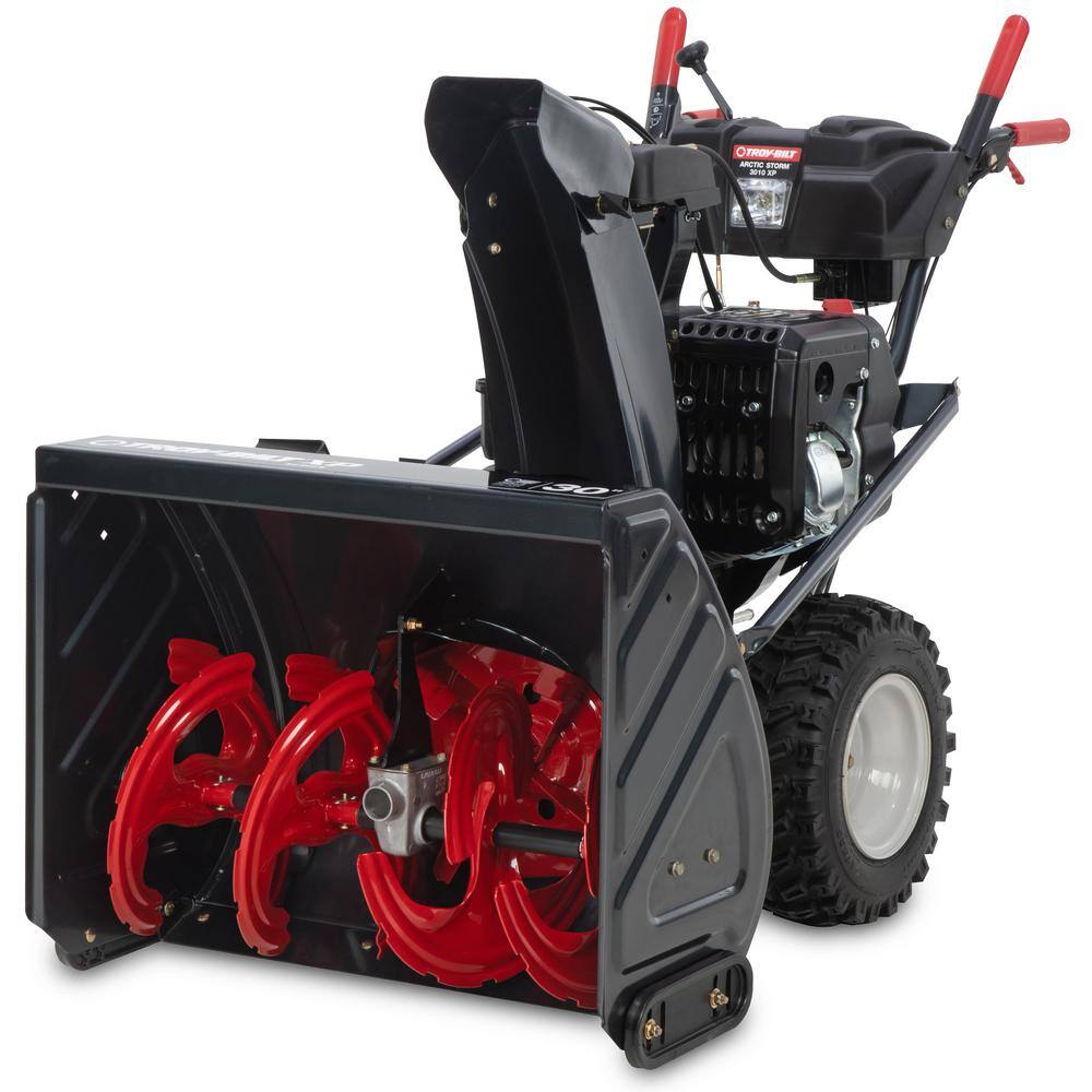 Troy-Bilt Arctic Storm 30 in. 357cc Two-Stage Electric Start Gas Snow Blower with Power Steering and Electric 4-Way Chute Control Arctic Storm 30