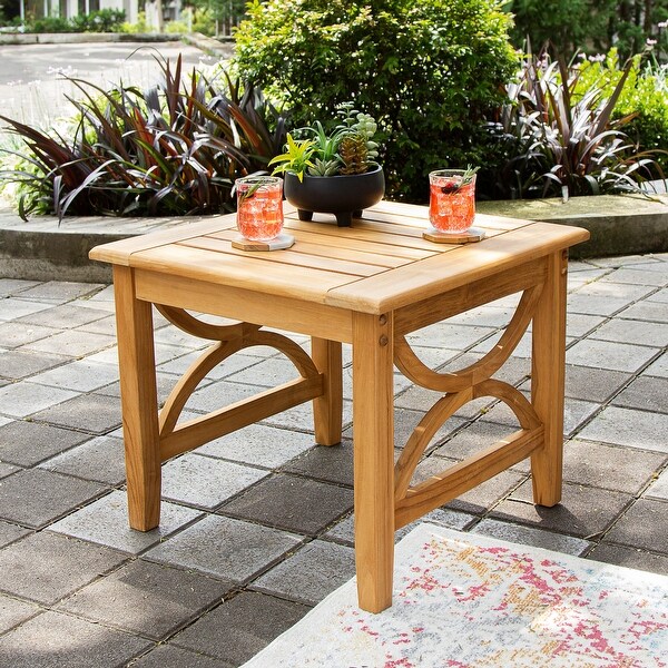 Cambridge Casual Lowell 5piece Teak Wood Outdoor Conversation Set with cushion