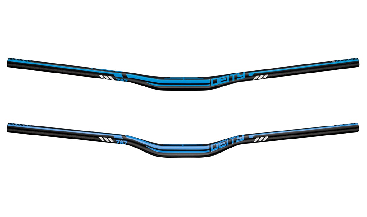 Deity Components Skyline 787 MTB Riser Handlebar - Blue