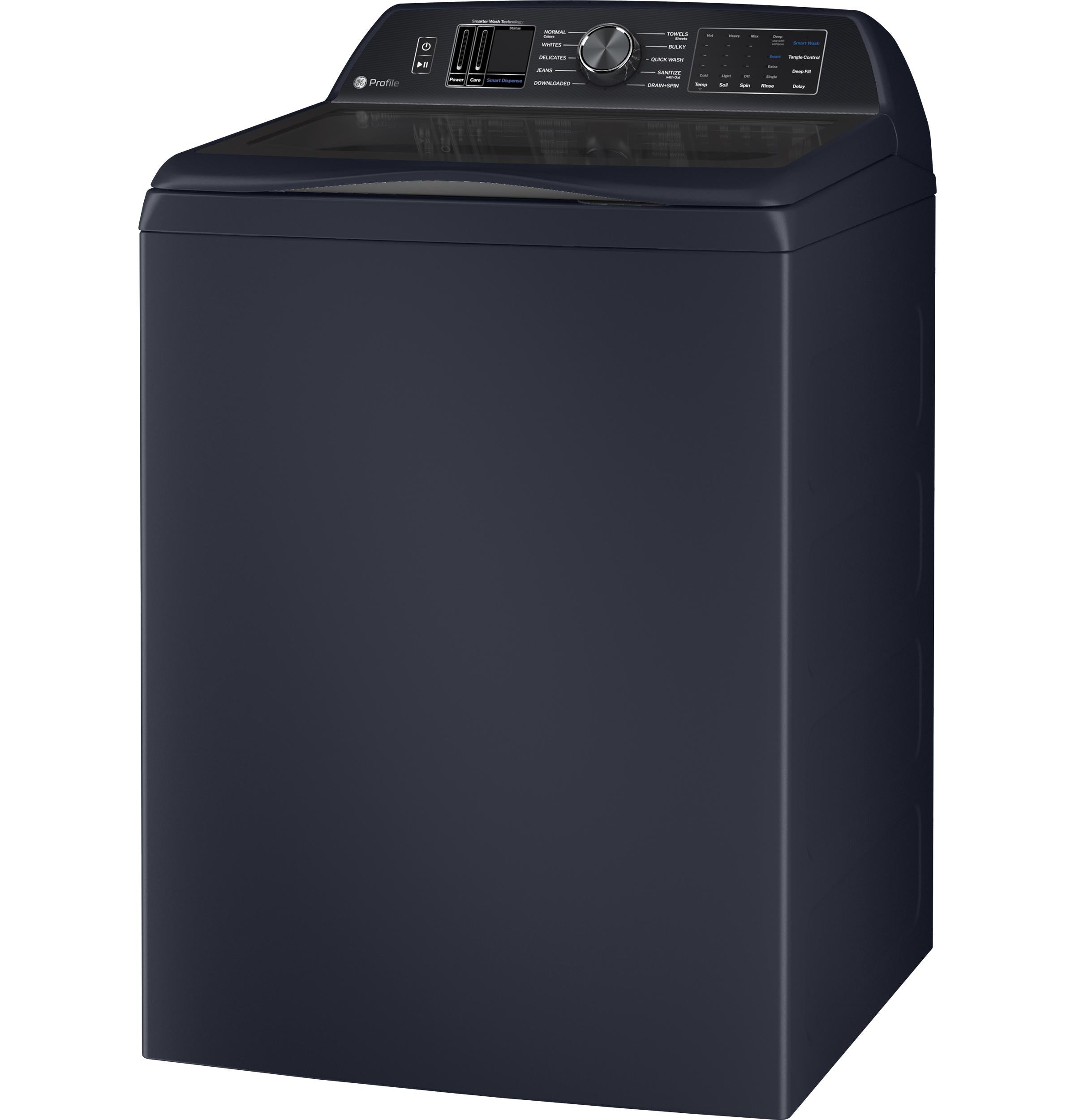 Ge Appliances PTW805BPWRS Ge Profile™ Energy Star® 5.3 Cu. Ft. Capacity Washer With Smarter Wash Technology And Adaptive Smartdispense