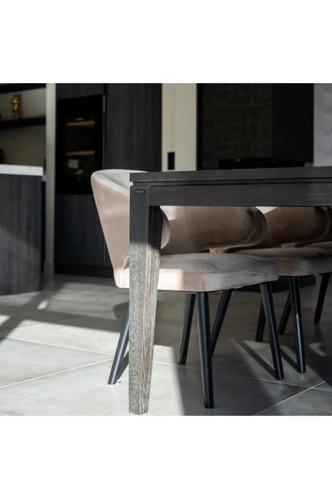 Modern Velvet Dining Chair  OROA Indigo   Midcentury   Dining Chairs   by Oroa   Distinctive Furniture  Houzz