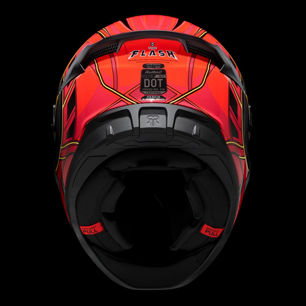 Ruroc |  ATLAS 4.0 The Flash | Full Face Bluetooth Motorcycle Helmet | Ruroc