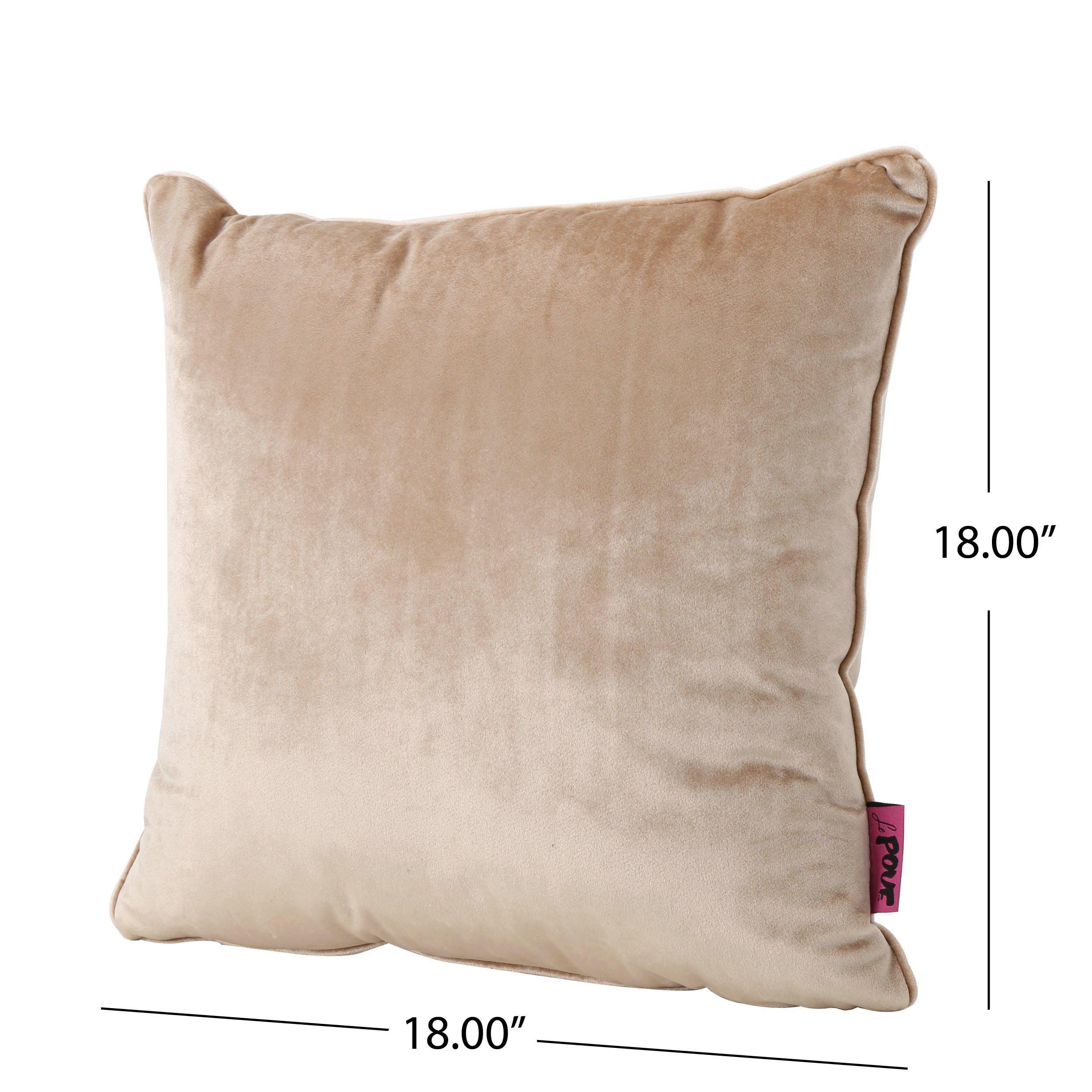 Isadora Modern Fabric Throw Pillow