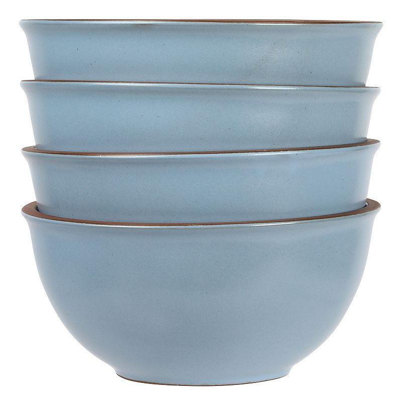 Gibson Elite Dumont 4 Piece Terracotta Bowl Set