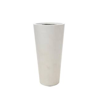 MPG 30 in. H Composite Tall Crucible Planter in Aged White PC8148XL-AW