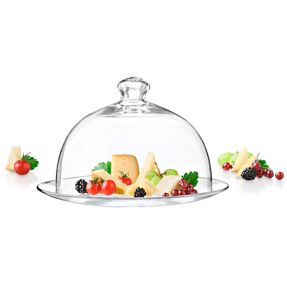 Majestic Gifts Inc. Glass Cake Plate   Dome 13\