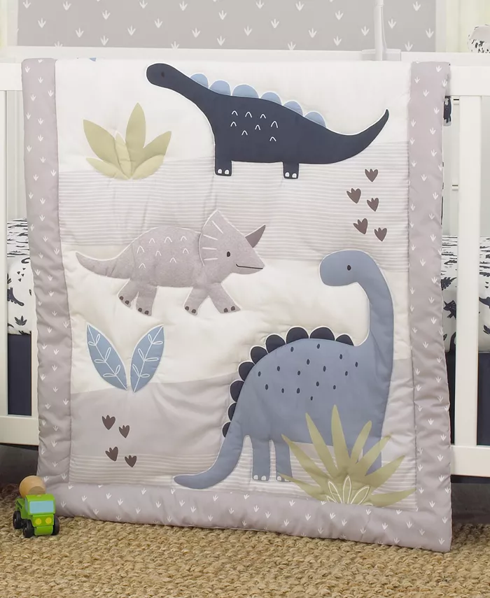 NoJo Dino Adventure 3 Piece Crib Bedding Set