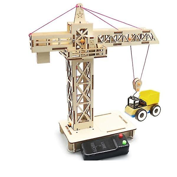 Remote Control Tower Crane Lifting Crane Diy Models andamp; Building Toy Science andamp;education Model Toy