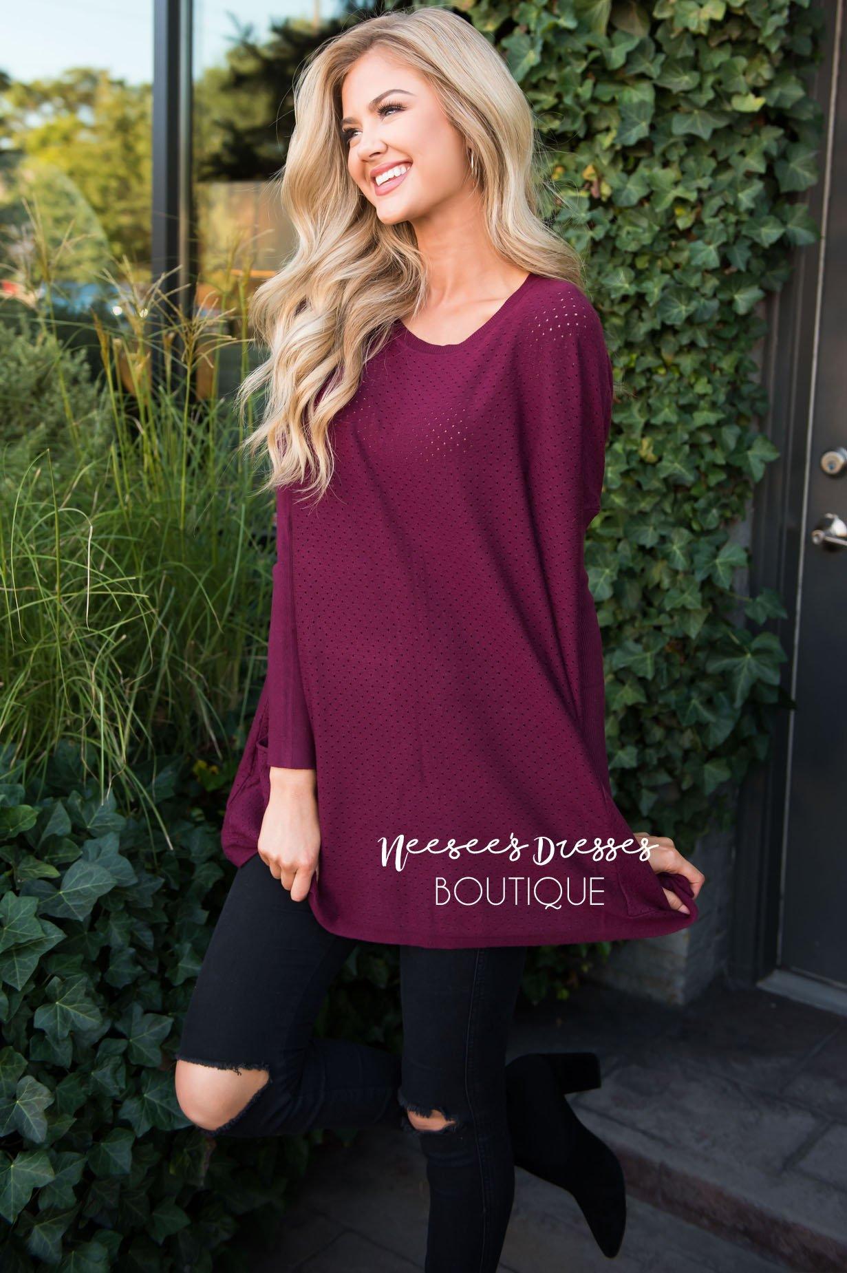 Capture This Moment Oversize Pocket Sweater