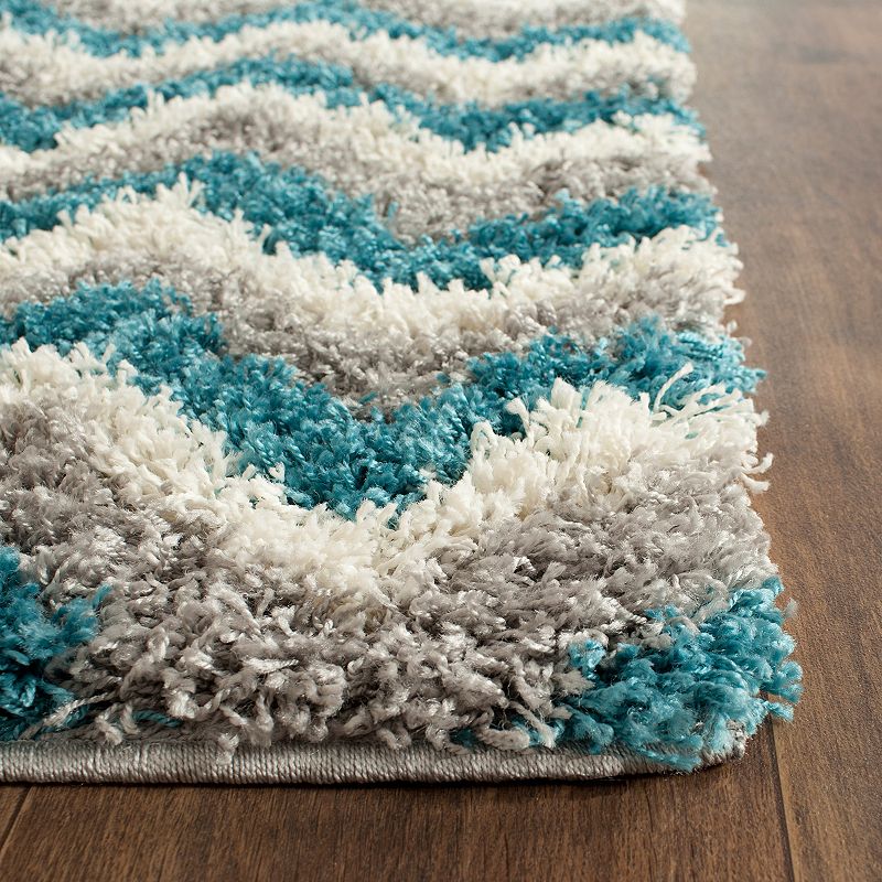 Safavieh Kids Jagged Edge Chevron Shag Rug