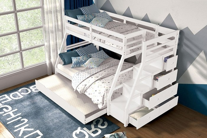 Ellington Twin/twin Bunk bed  BED     |     FM-BK611WH-BED