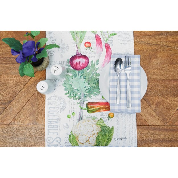 X 72 quot Vegetable Garden Table Runner