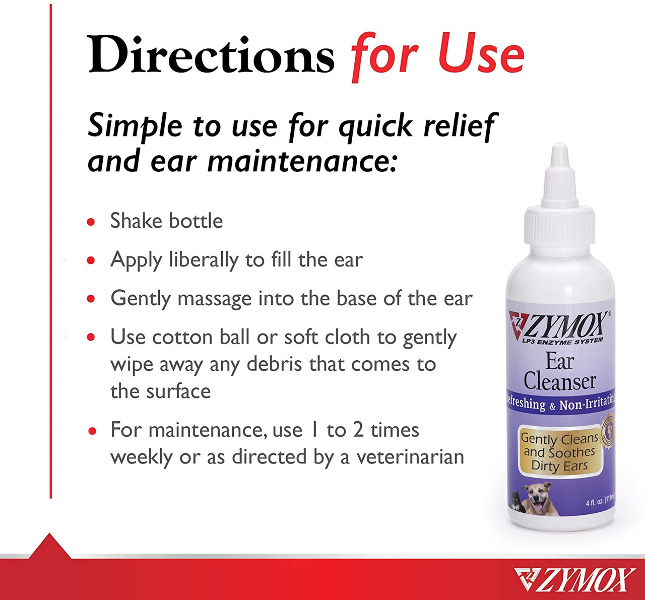 Zymox Ear Cleanser， 4 oz.