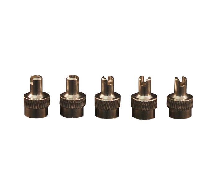 Milton 5  Pack TR VC 2 Screwdriver Type Valve Cap - S-437