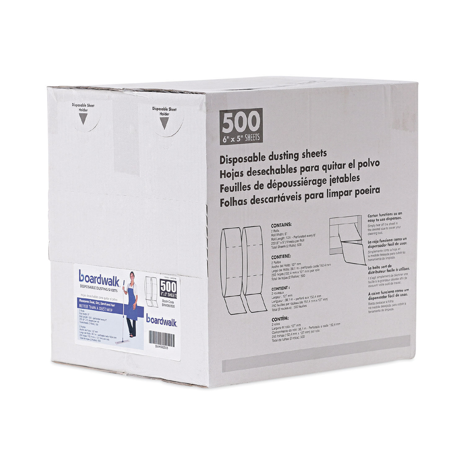 TrapEze Disposable Dusting Sheets by Boardwalkandreg; BWK582505