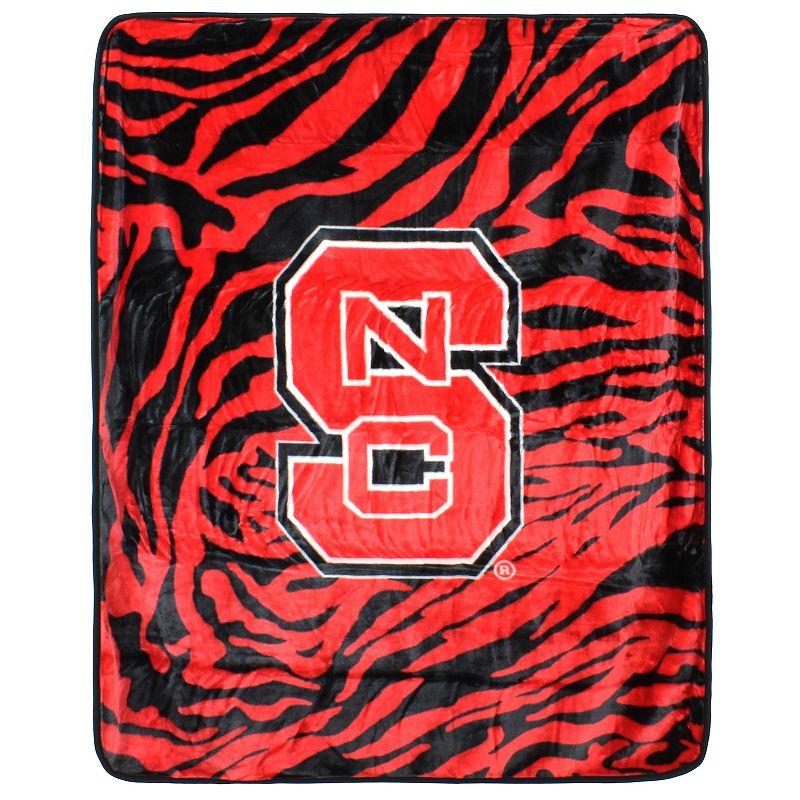 NCAA North Carolina State Wolfpack Soft Raschel Throw Blanket