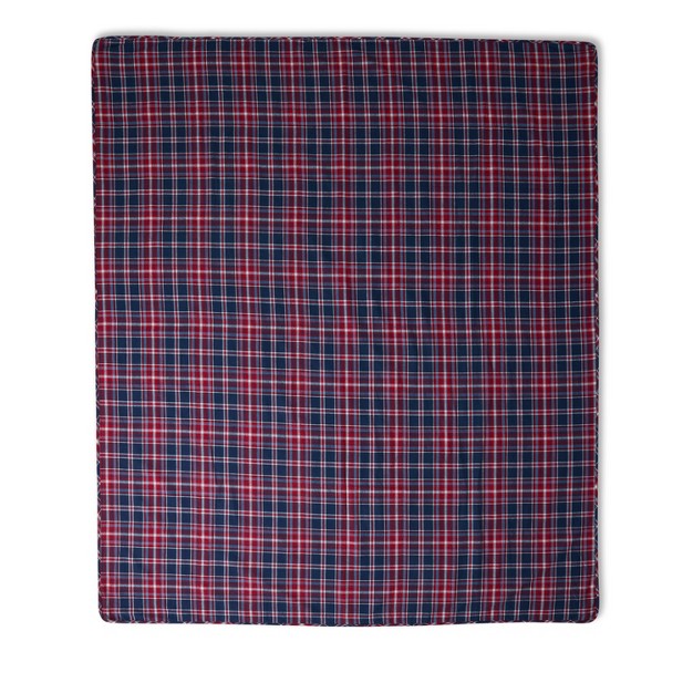 Dearfoams Plaid Summer Throw Blanket