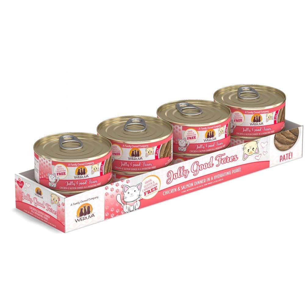 Weruva Classic Cat Pate Jolly Good Fares with Chicken and Salmon Canned