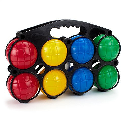 Crown Sporting Goods Beginner's 4-Player Bocce Set with Carrying Case