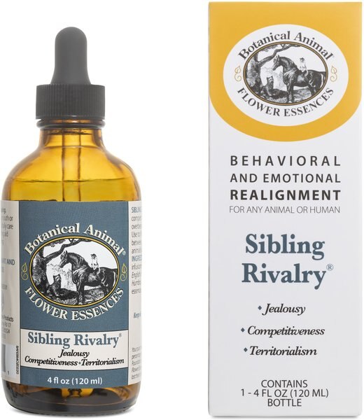 Botanical Animal Flower Essences Sibling Rivalry Calming Pet Supplement