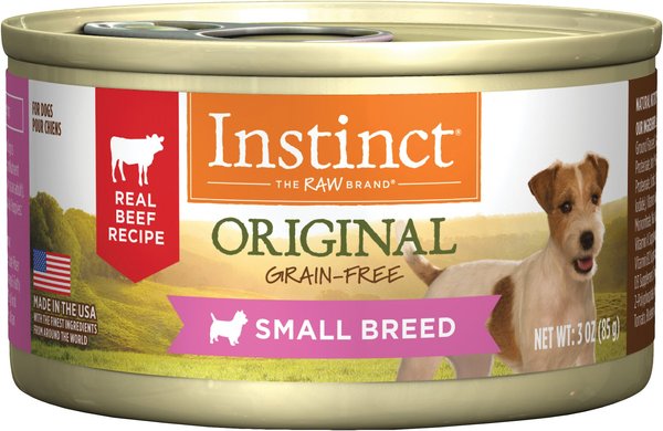 Instinct Original Small Breed Grain-Free Real Beef Recipe Wet Canned Dog Food