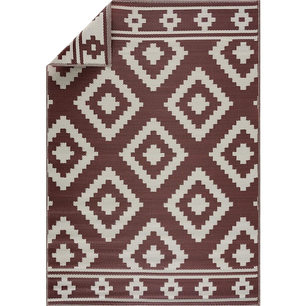 Milan Lightweight Reversible Recycled Plastic Outdoor Floor Mat/Rug