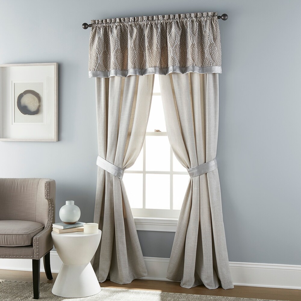 Grand Avenue Mindy Elegant 5 Piece Window Set   54 x 84\